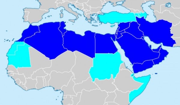 MENA-Länder (Quelle: Wikipedia)